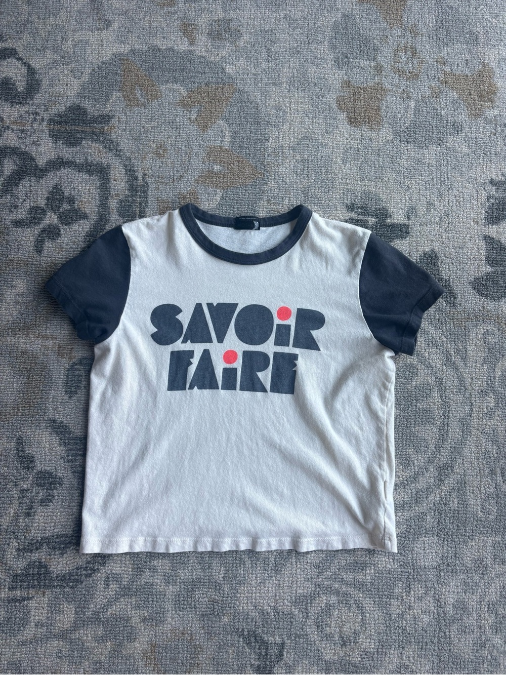 MOTHER The Goodie Goodie Ringer Savoir Faire T-Shirt